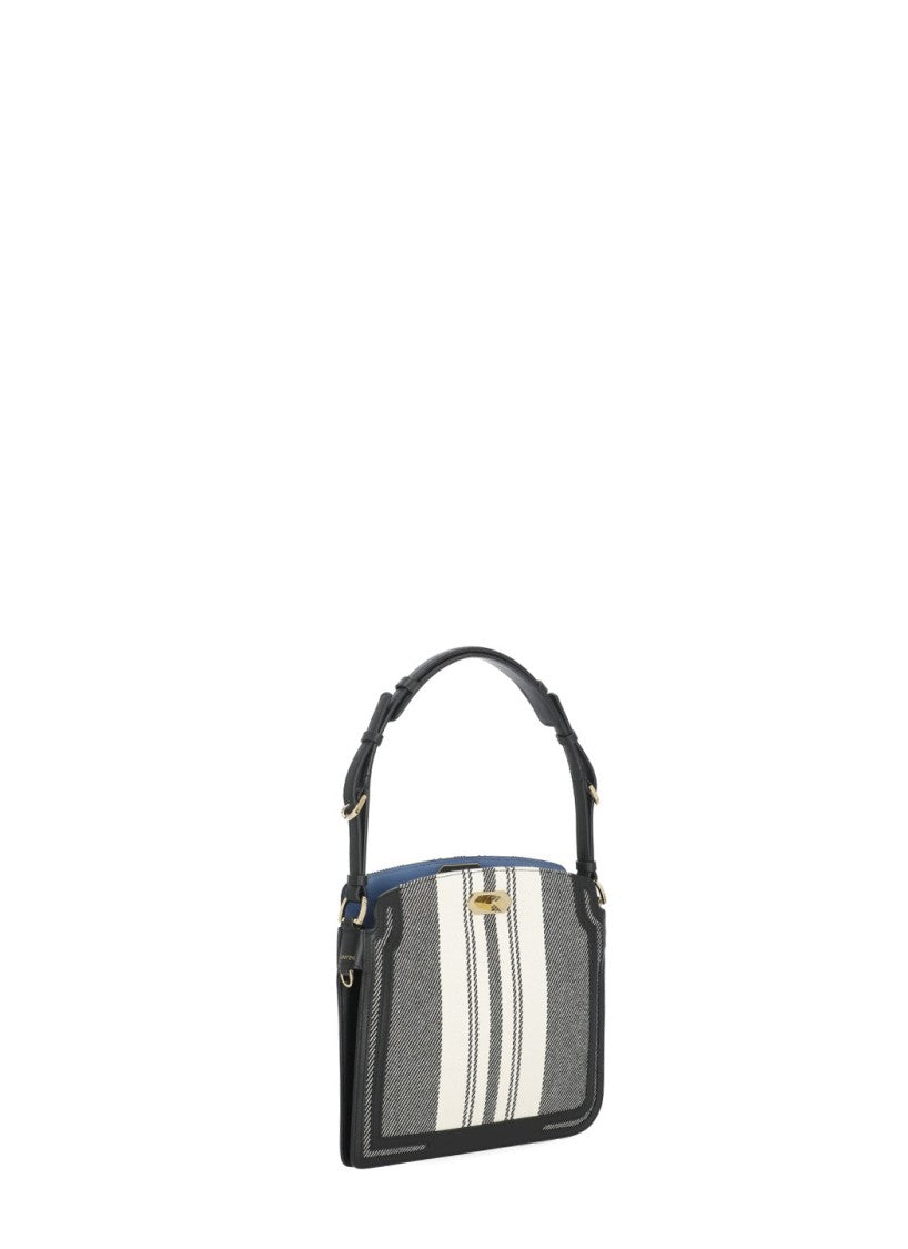 Lanvin Geometric Patterned Structured Compagnon Bag