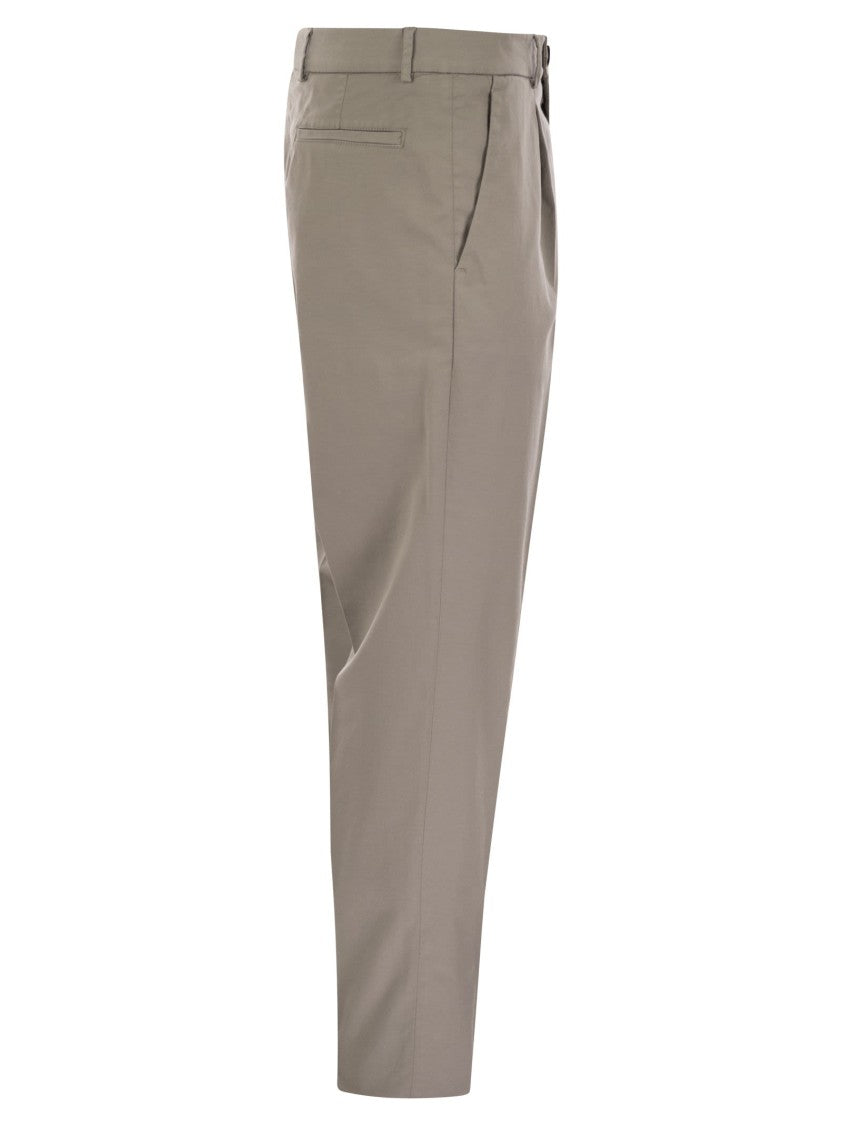 Brunello Cucinelli Garment-Dyed Leisure Fit Trousers