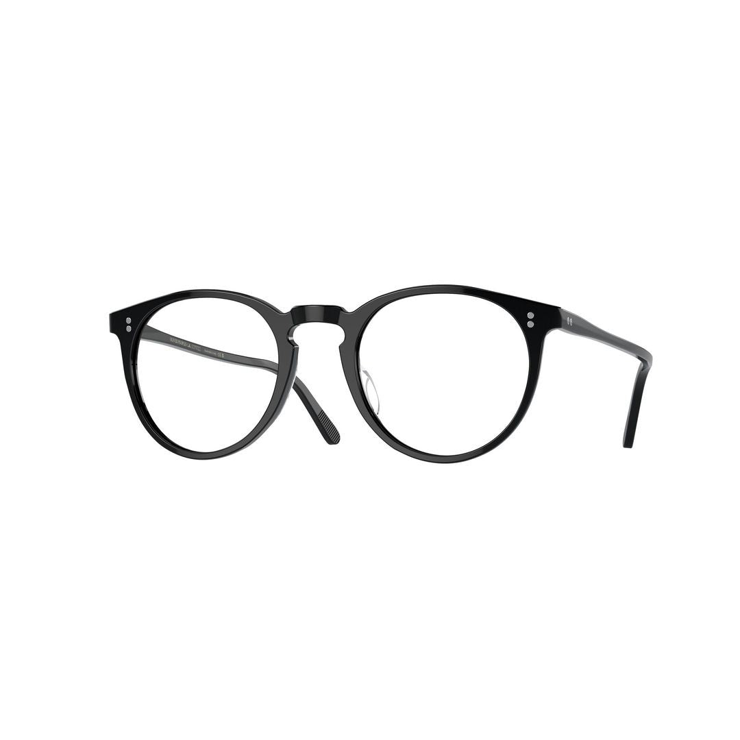 Oliver Peoples 0Ov5183 Round Black Eyeglasses With Keyhole Bridge
