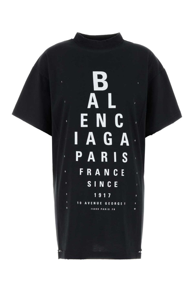 Balenciaga Black Coton Oversize Shirt