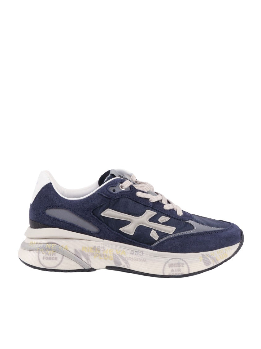 Premiata Moerun Blue Navy Off White Sneakers