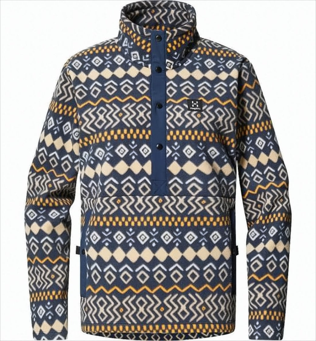 Haglöfs Geometric Long-Sleeve Top With High Collar