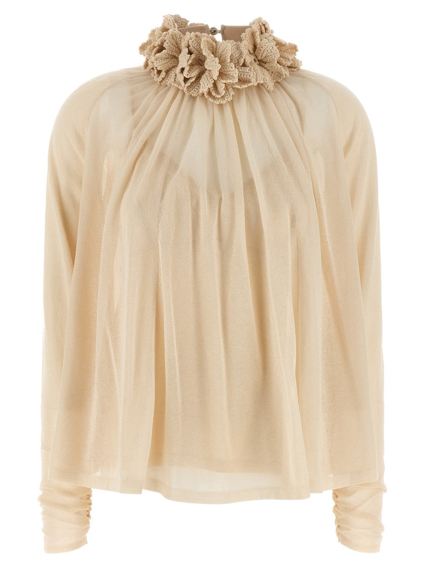 Zimmermann 'Hypnotic Crochet Trim' Top