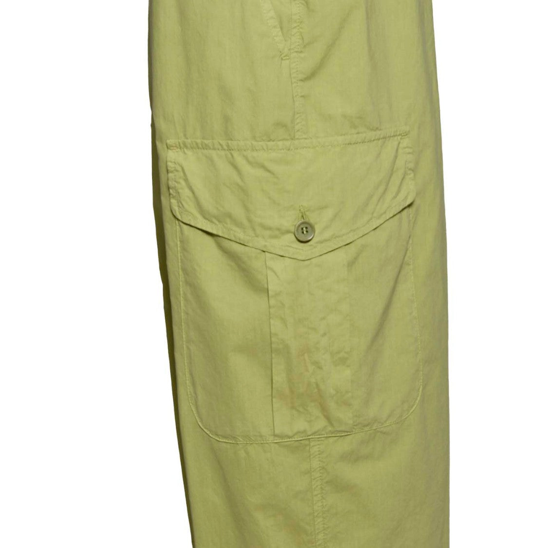 Aspesi Cargo Trousers In Pistachio Green Cotton