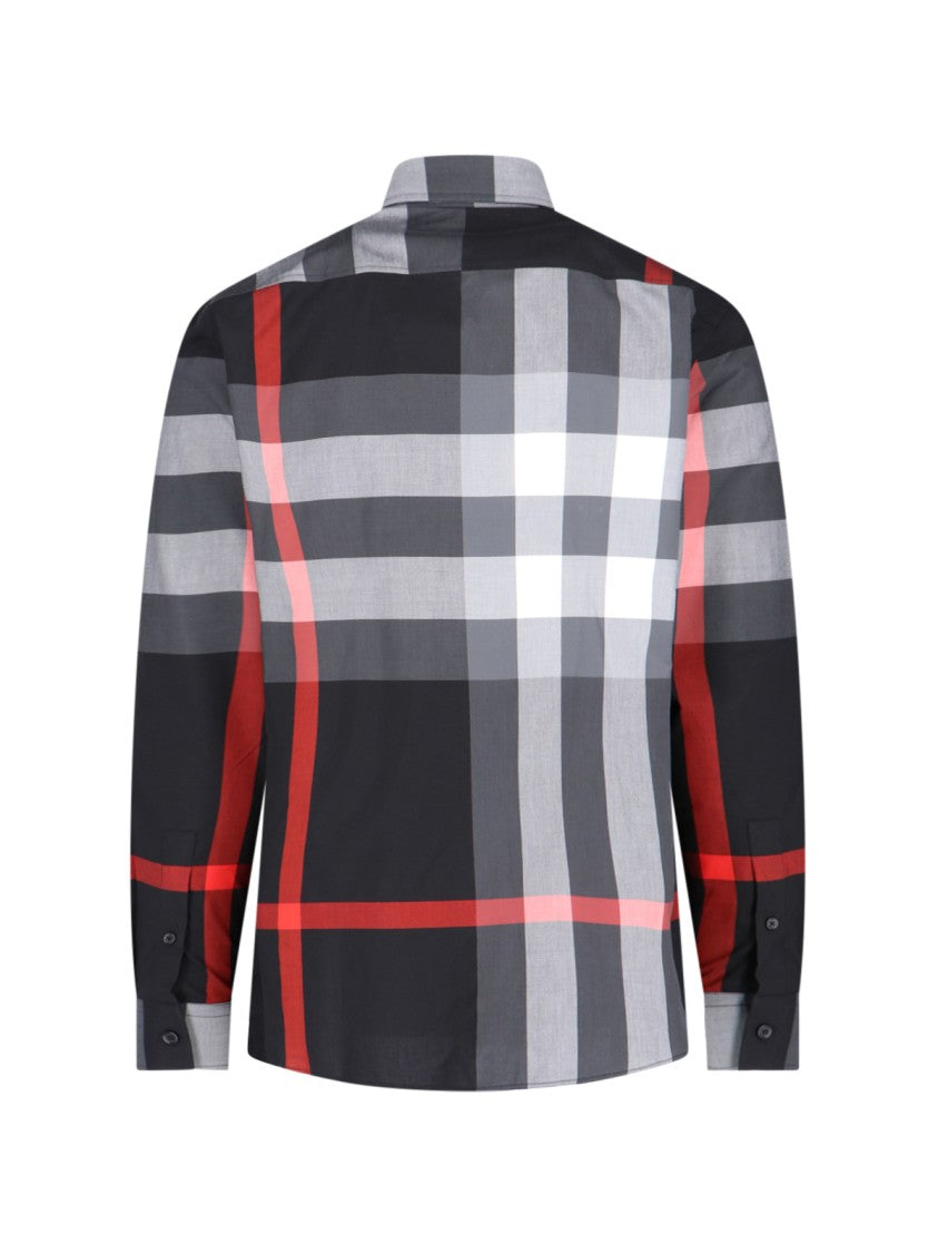 Burberry "Check" Shirt – Black