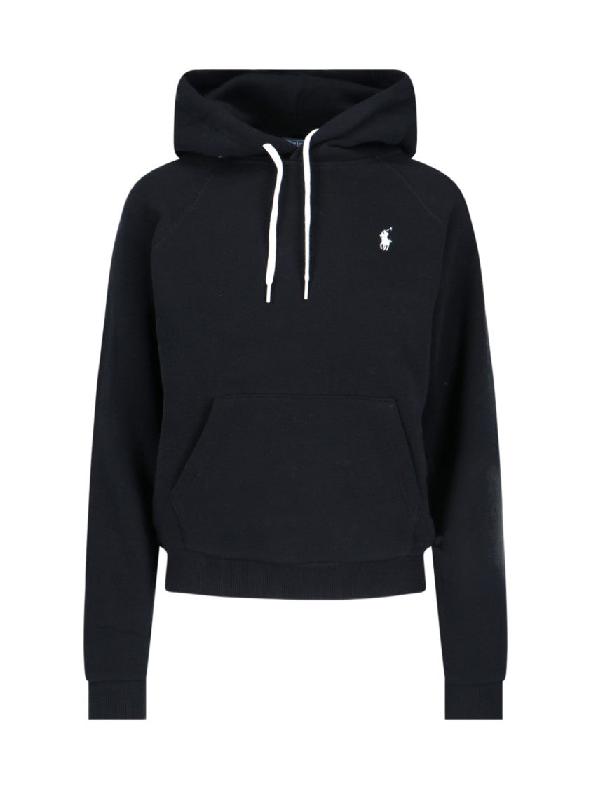 Polo Ralph Lauren Logo Hoodie – Black
