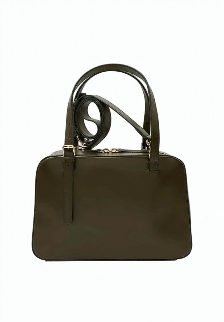 A.P.C. Rectangular Calf Leather Virginia Box Bag