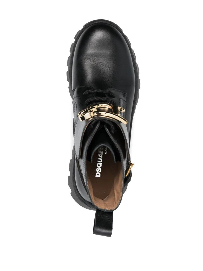 Dsquared2 Chunky Lace-Up Ankle Boots