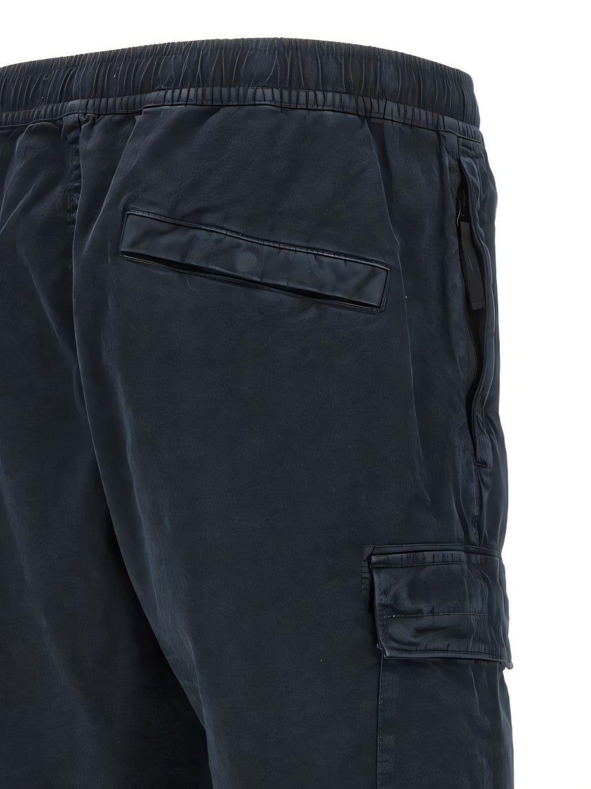 Stone Island Straight-Fit Cargo Pants With Elastic Waistband