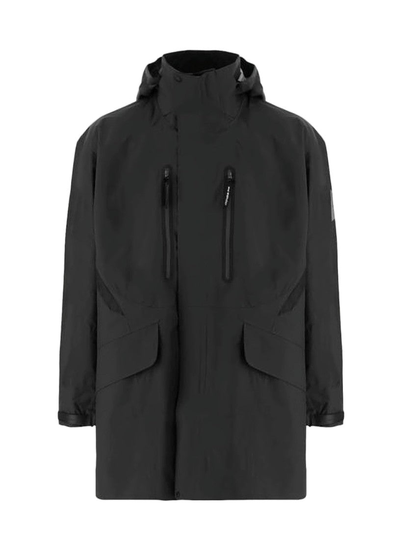 And Wander Minimalist Nylon Coat With High Collar