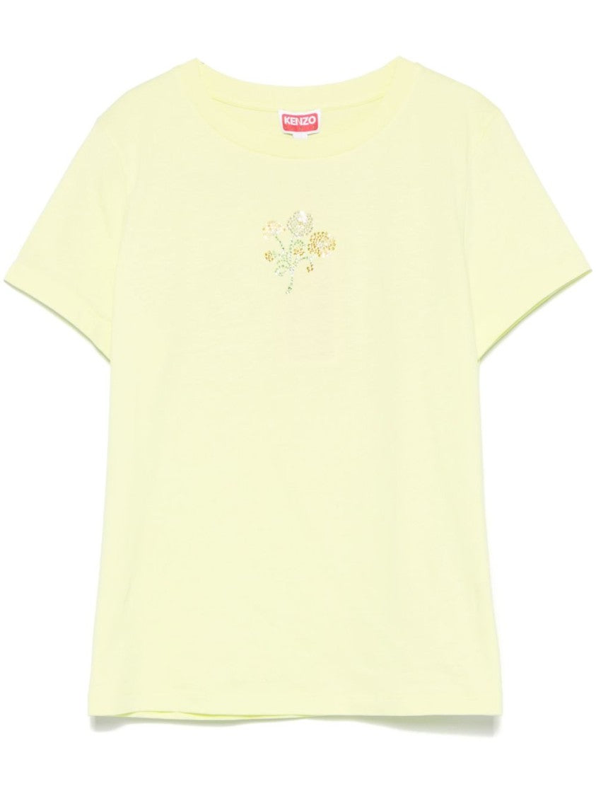 Kenzo Short-Sleeved Lemon Yellow Top