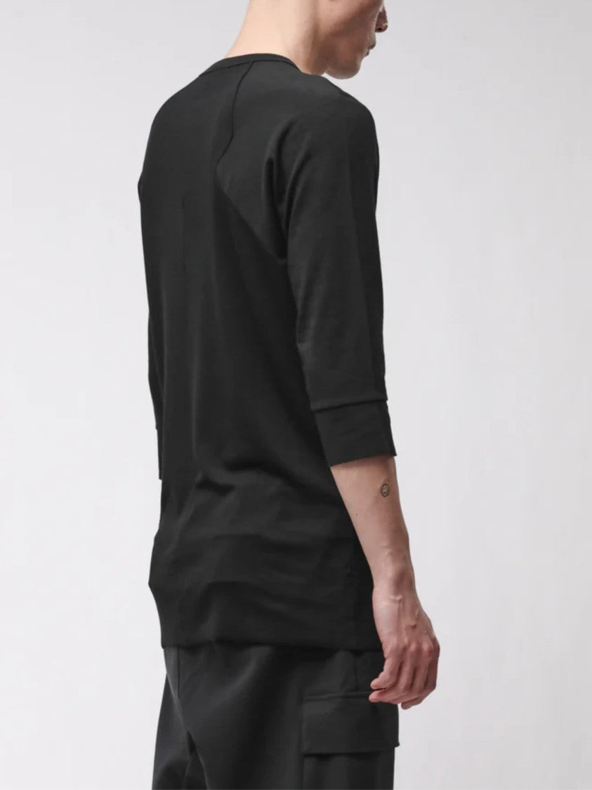 Thom Krom Black Relaxed Fit Cotton T-Shirt