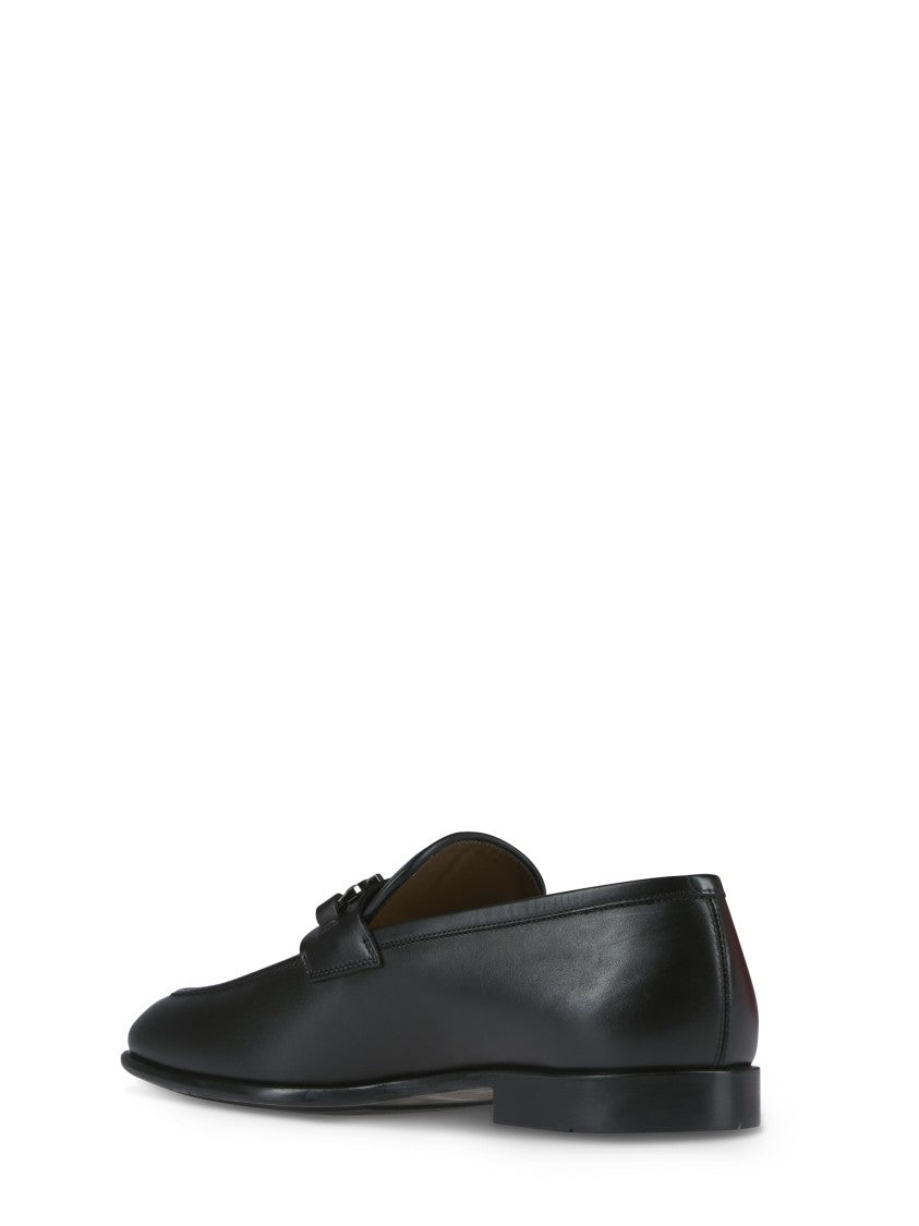 Ferragamo Slip-On Flat Shoes With Decorative Buckle