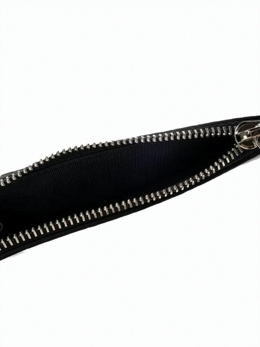 Givenchy Textured Calf Leather Cardholder With Zippered Compartment