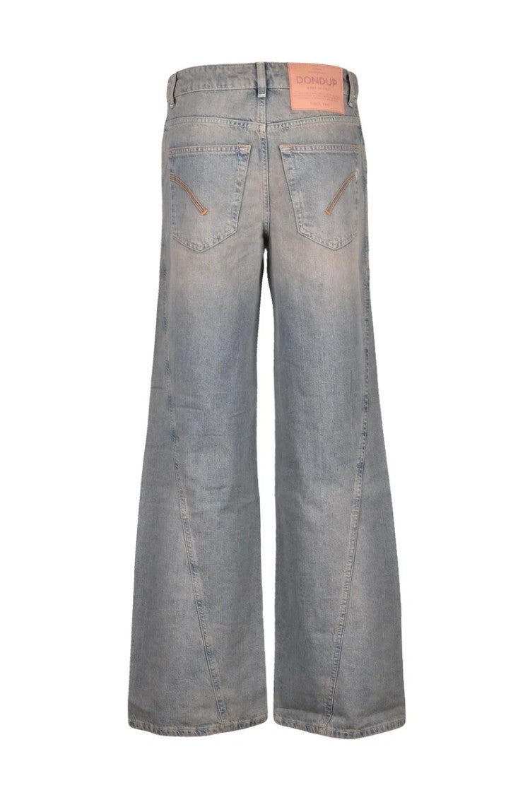Dondup Amoy Recycled Cotton Jeans - Blue