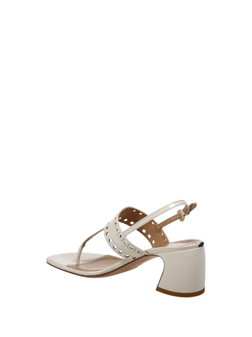A. Bocca Perforated Leather Sandals
