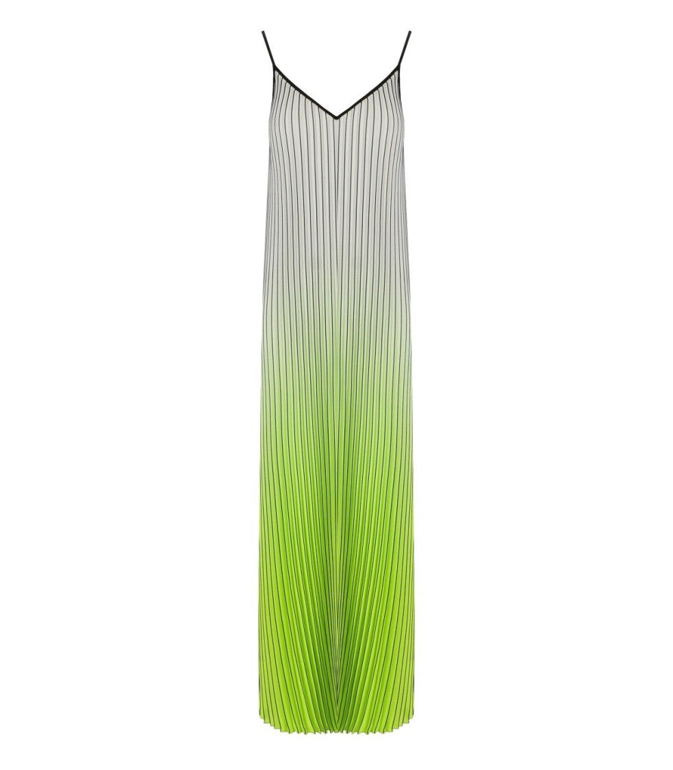 Essentiel Antwerp Haurus Green Long Dress