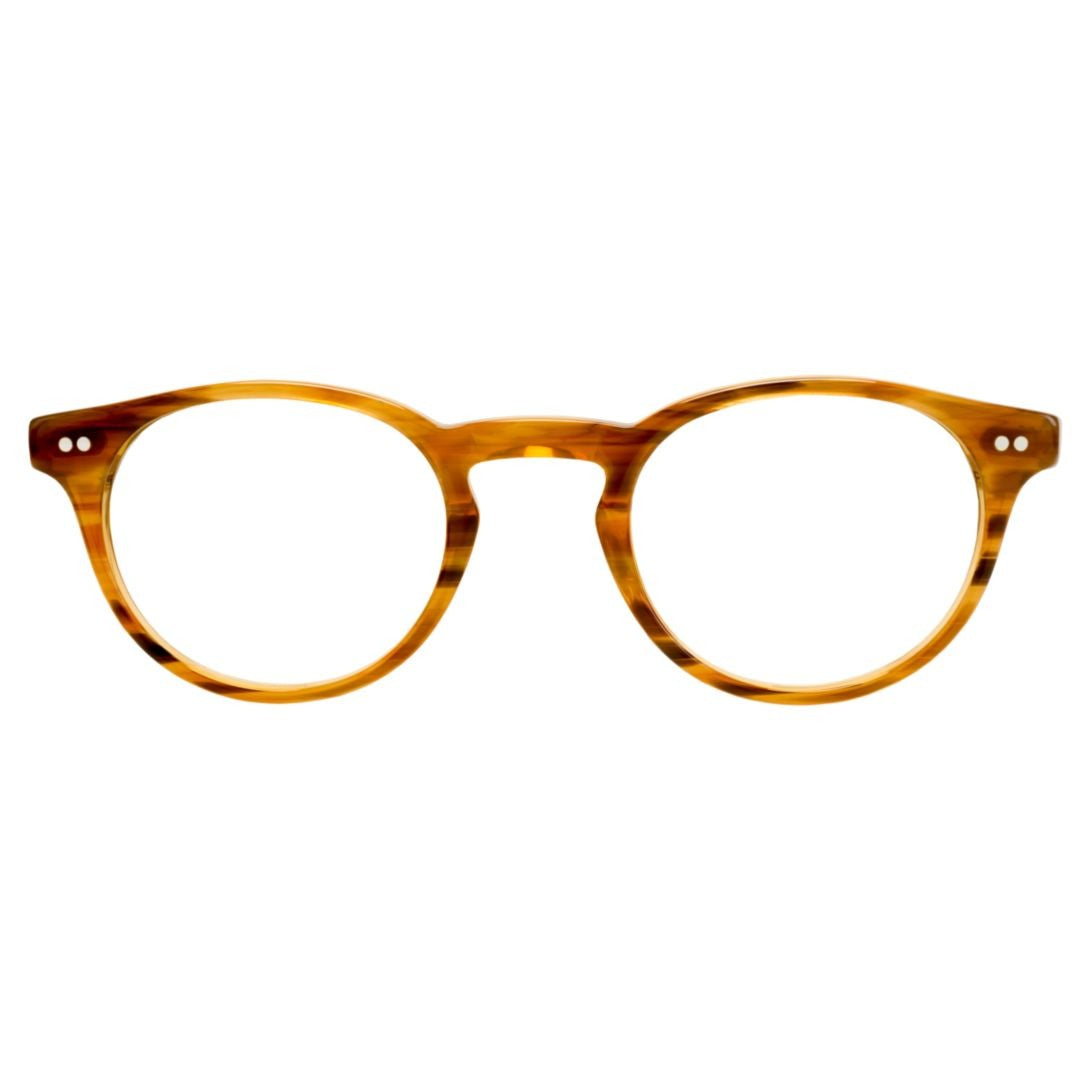 Moscot Tortoiseshell Sp-Fra-O Acetate Round Eyeglasses