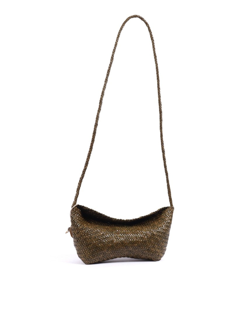 Dragon Diffusion Corsina Diagonal Weave Shoulder Bag