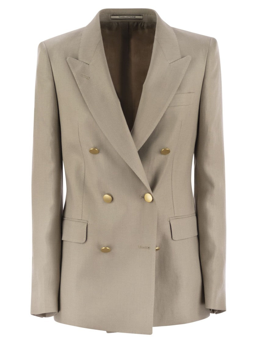 Tagliatore Paris - Linen Double-Breasted Blazer