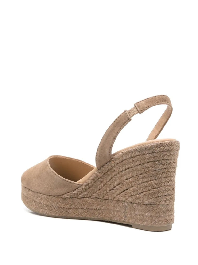 Manebi Earthy Hamptons Jute Slingback Sandals