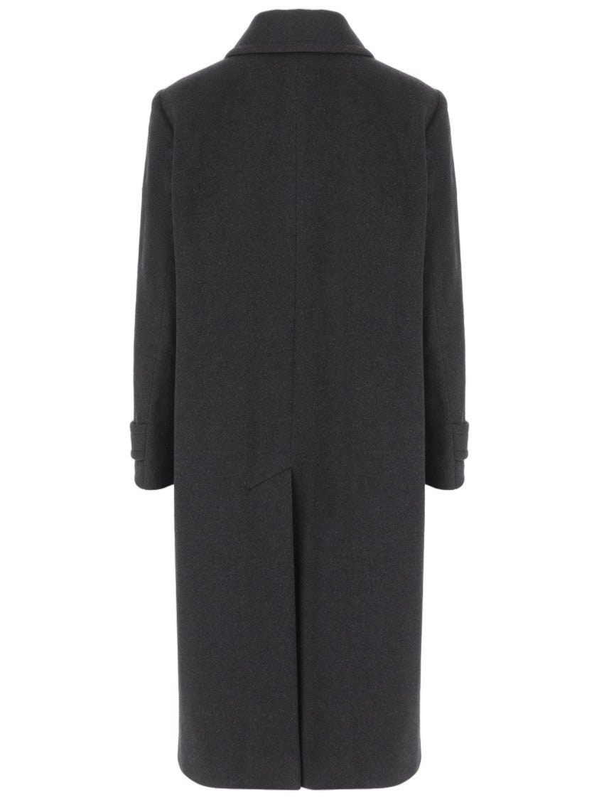 Tagliatore Dark Grey Cashmere Coat