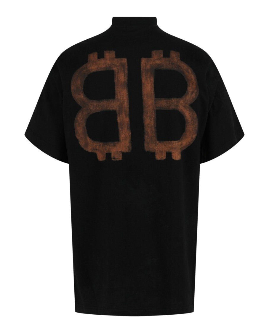 Balenciaga Crypto Bleach Vintage Oversized T-Shirt