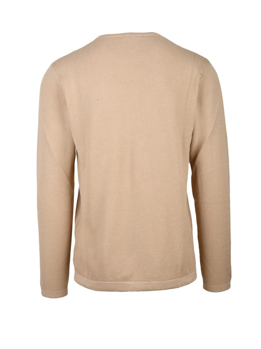 Daniele Fiesoli Beige Soft Cotton Sweater