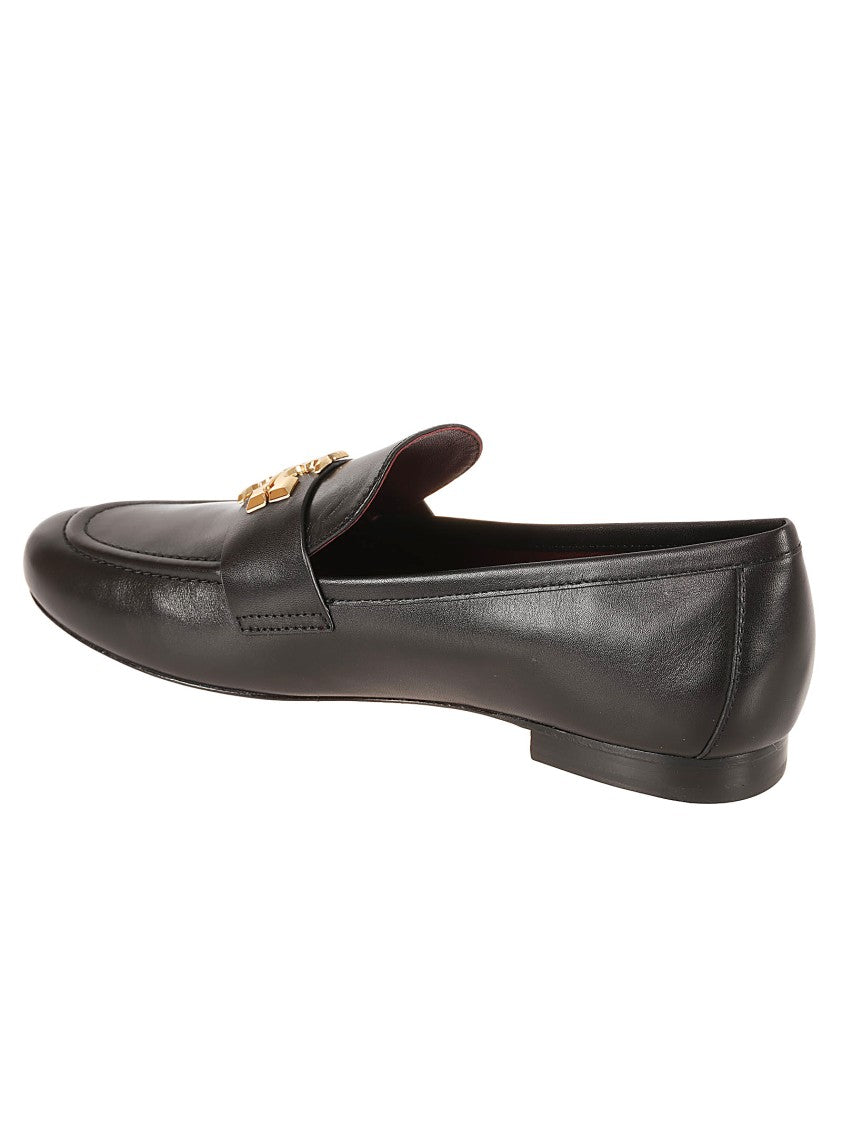 Tory Burch Rounded Toe Leather Tory Burch Flat Shoes