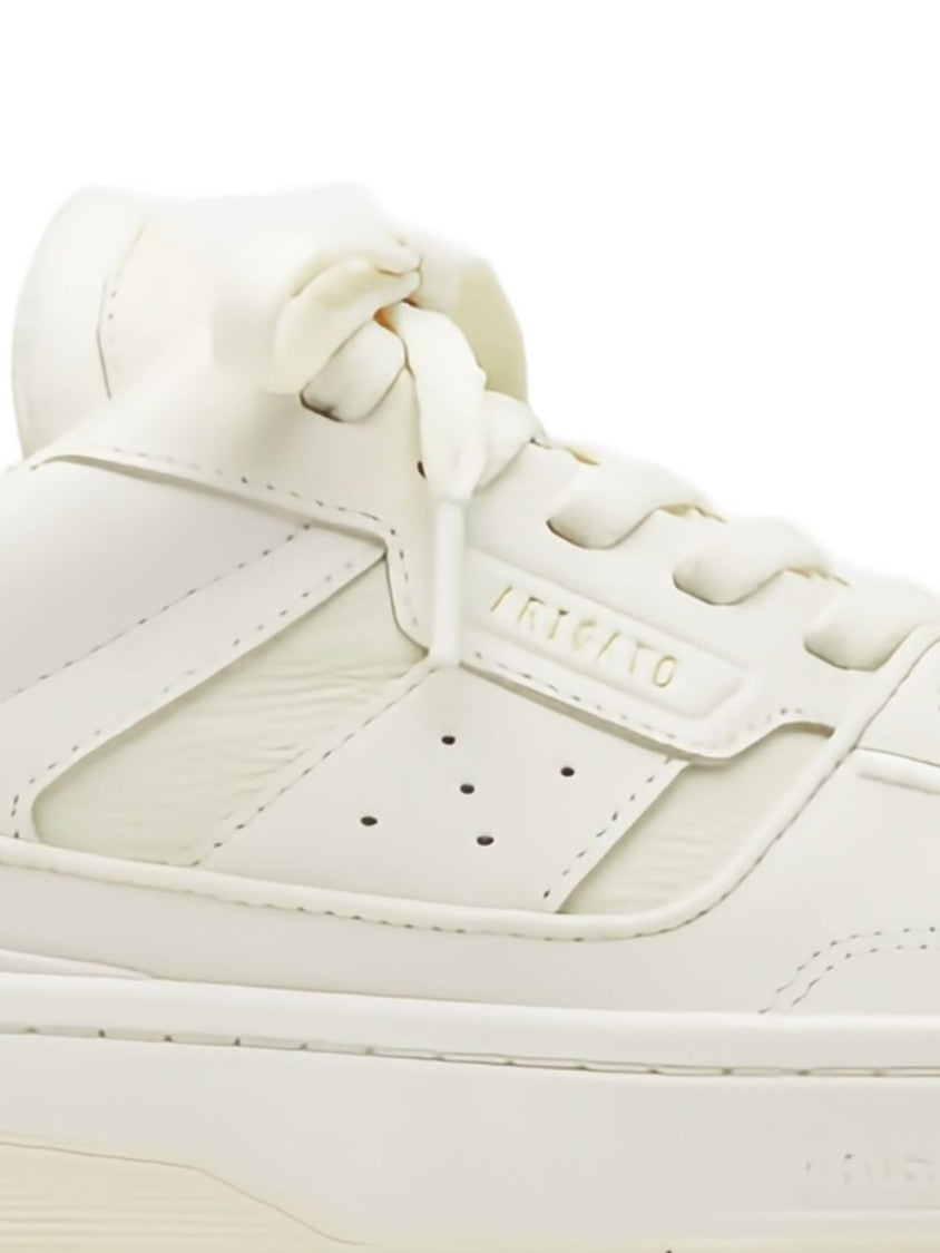 Axel Arigato Panelled Off-White Sneakers With Lace-Up Fastening And Rubber Outsole