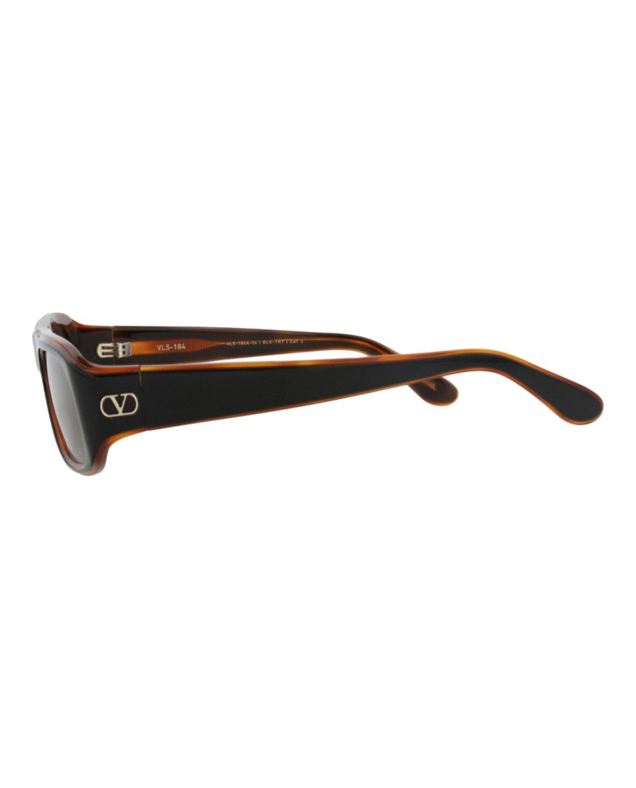 Valentino Square-Frame Acetate Sunglasses