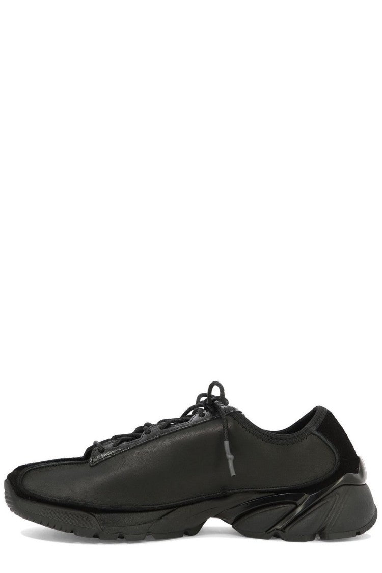 Our Legacy Black Sneakers With Suede Accents