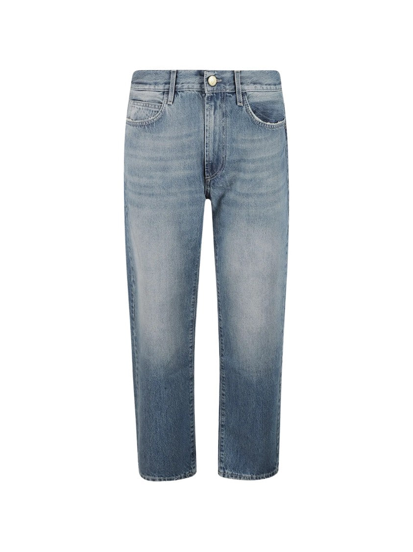 Ballantyne Faded Blue Five-Pocket Denim Jeans