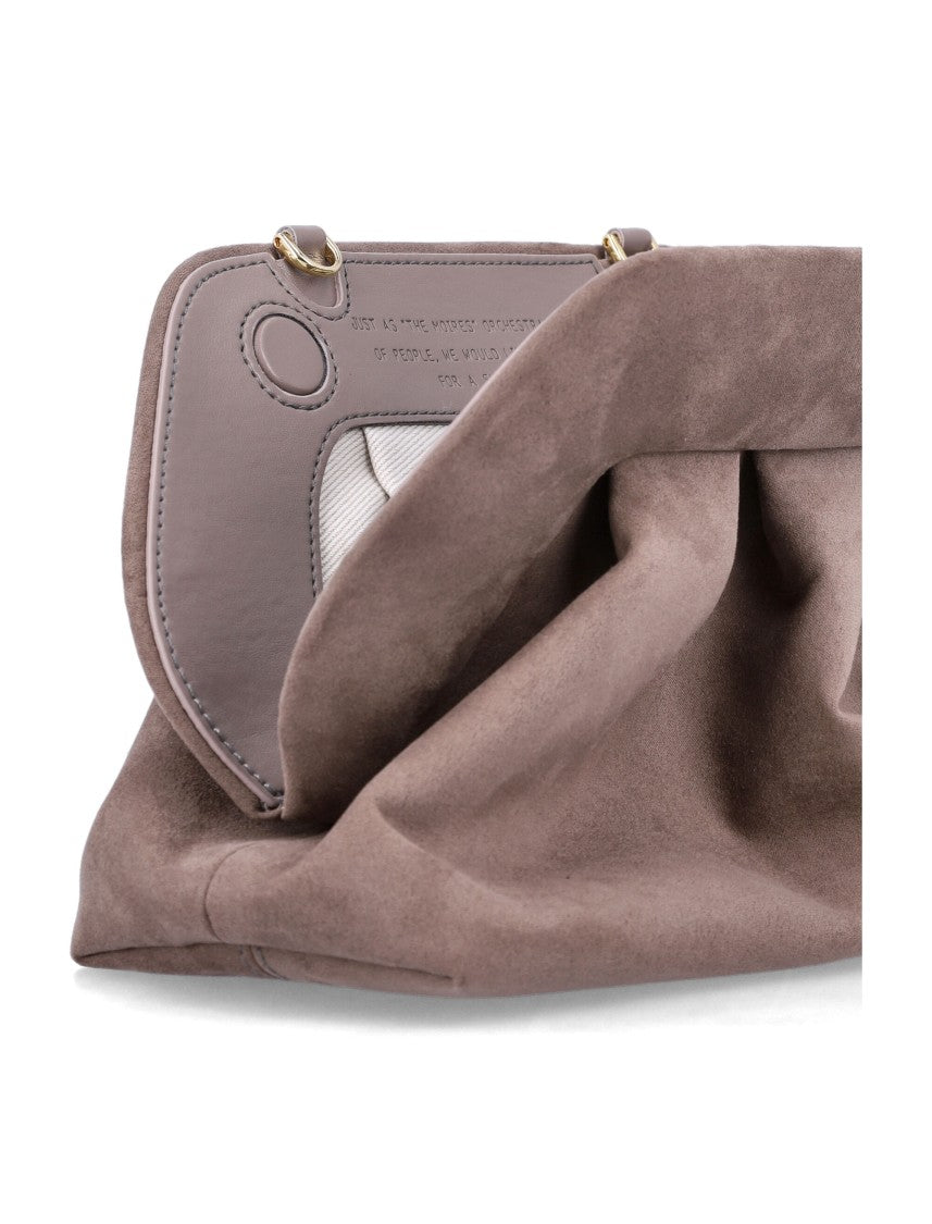 Themoirè Tia Vegan Suede Shoulder Bag