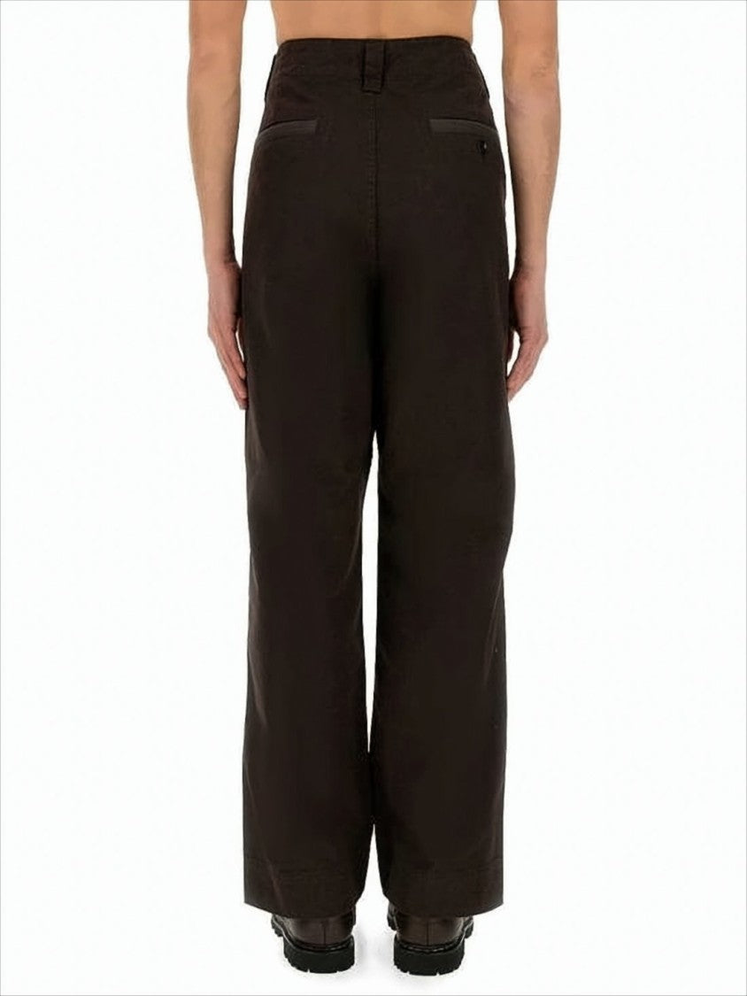 Margaret Howell Minimalist Straight-Leg Pants With Mid-Rise Waist And Wide Silhouette