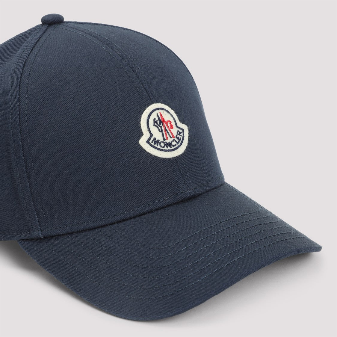 Moncler Navy Cotton Baseball Cap