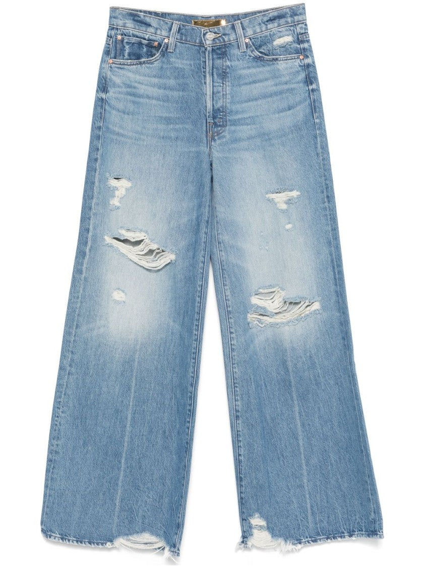Mother The Ditcher Roller Sneak Jeans