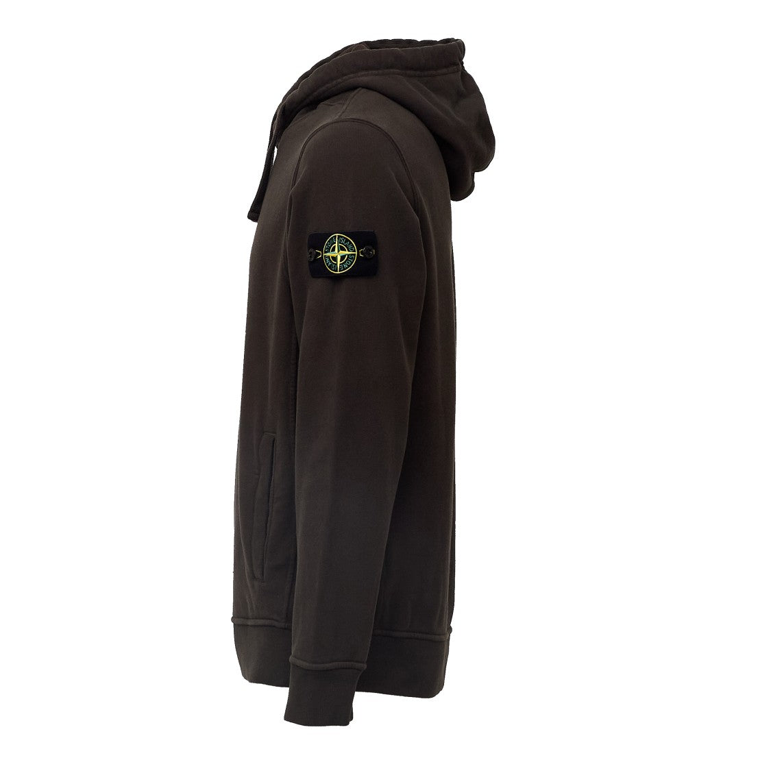 Stone Island Organic Cotton Hooded Sweatshirt