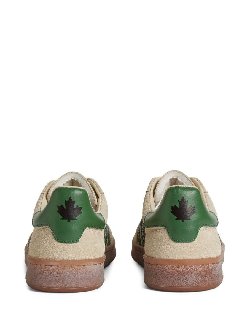 Dsquared2 Classic Low-Top Suede Sneakers