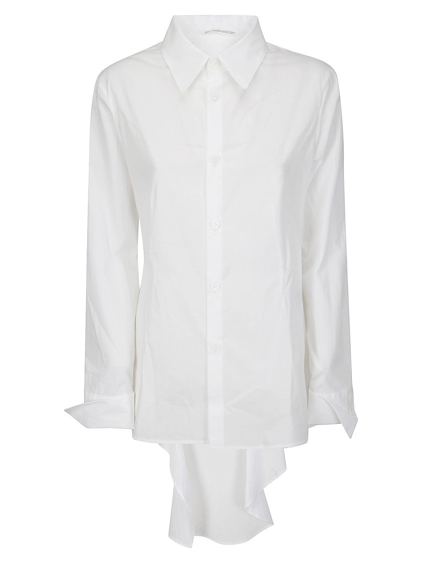 Yohji Yamamoto White Asymmetric Shirt