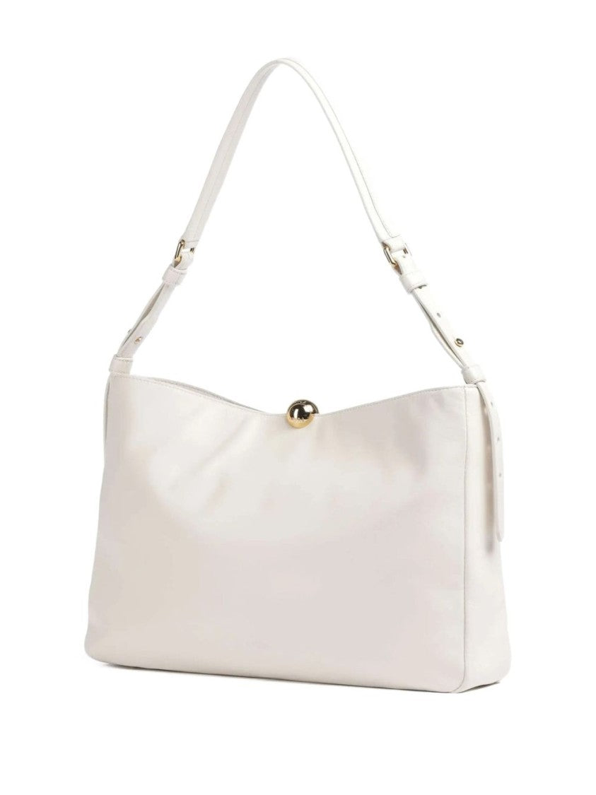 Furla Structured White Shoulder Bag
