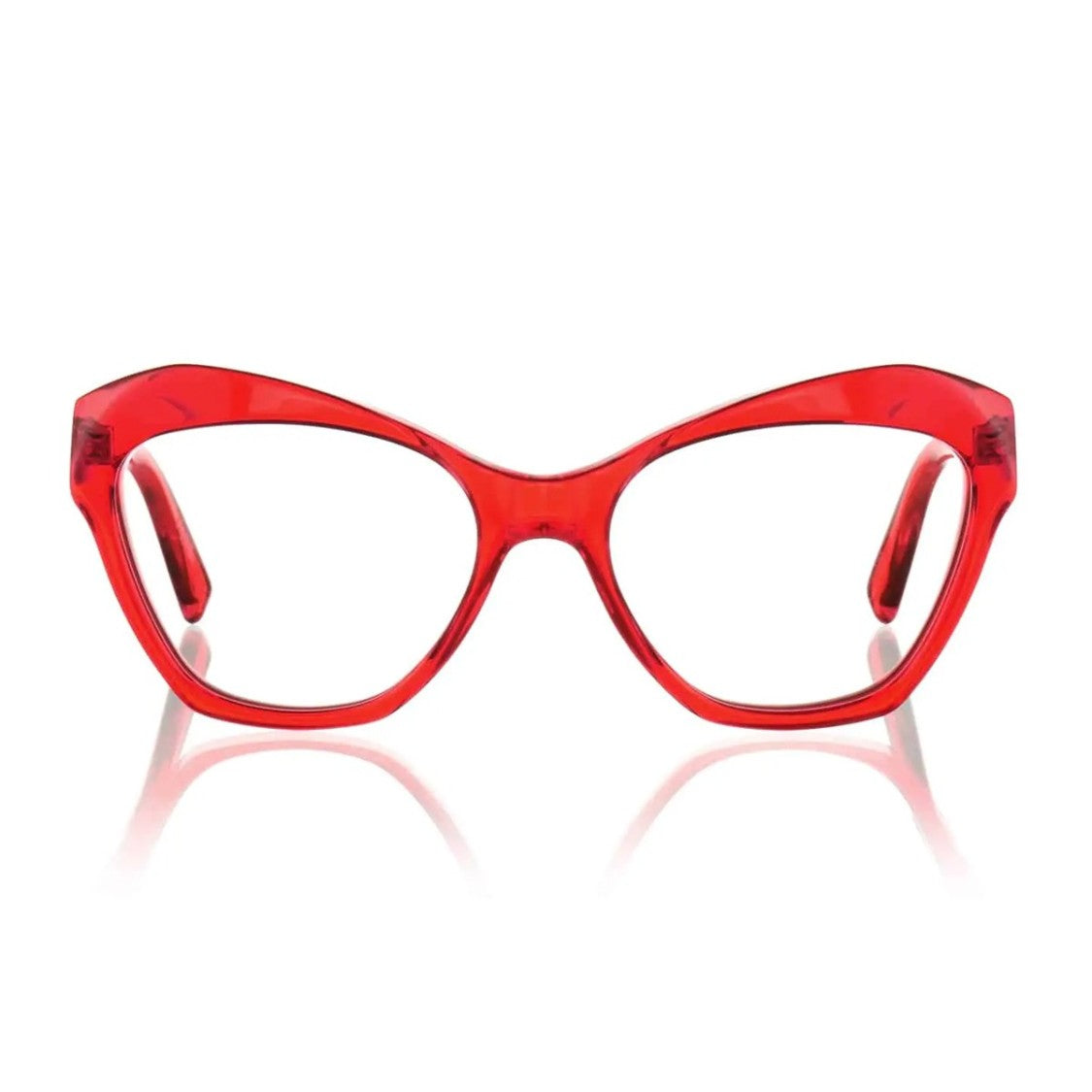 Kirk&Kirk Red Nancy Acrylic Cat-Eye Sunglasses