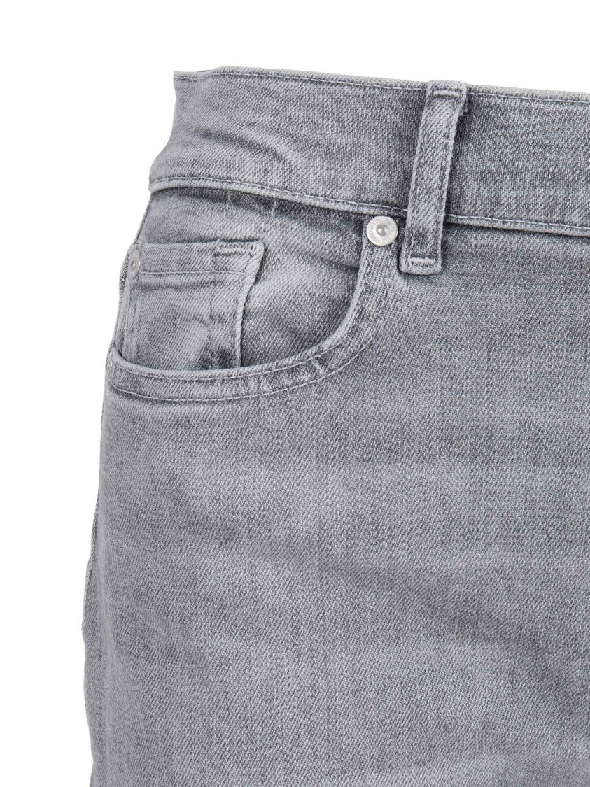 7 For All Mankind Straight-Leg Jeans With Slightly Flared Hem