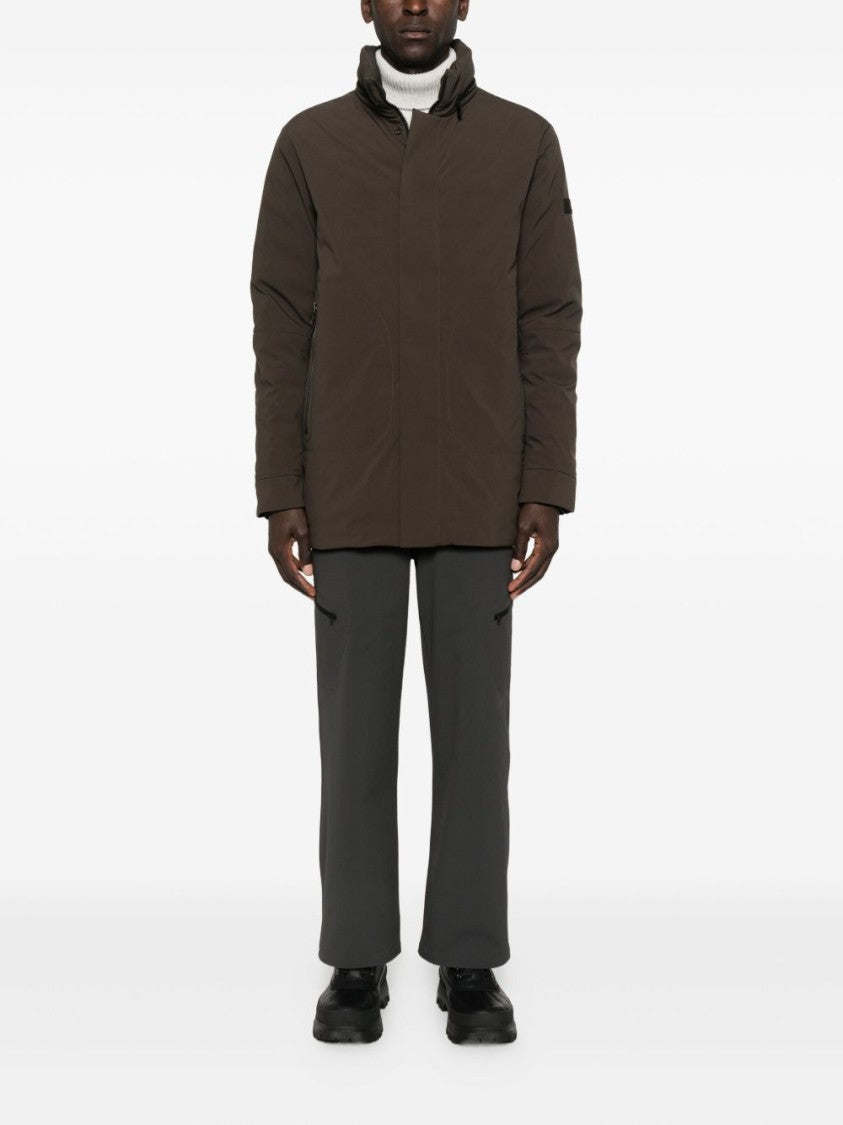 Peuterey Classic Tailored Brown Coat