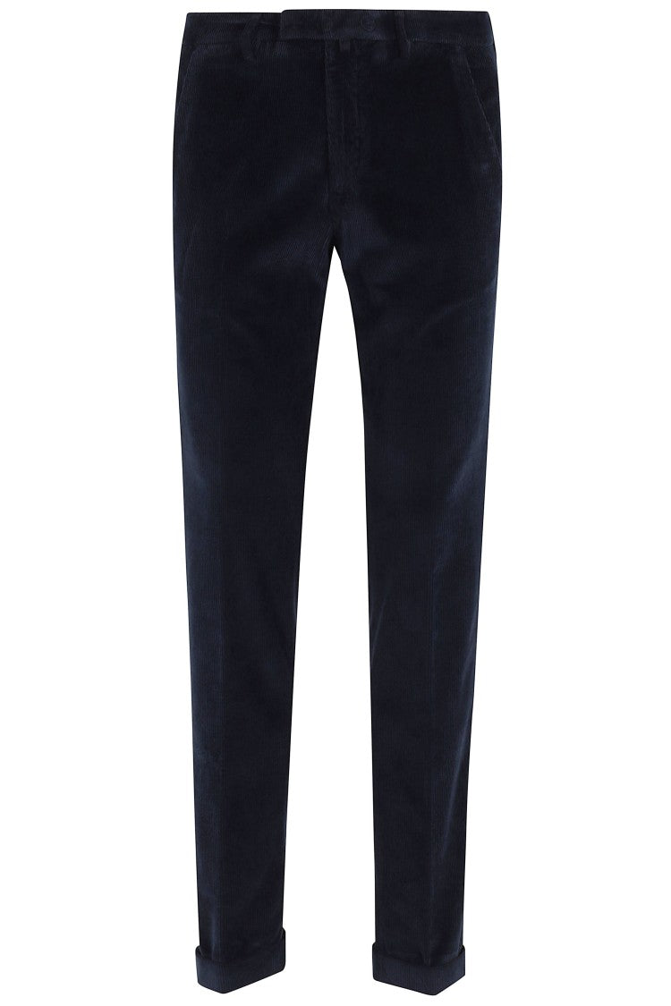 Briglia Blue 1000R Tencel Velvet Straight-Leg Pants