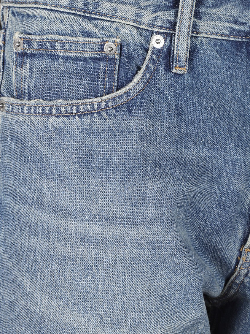 Sunflower Medium Blue Straight Leg Jeans