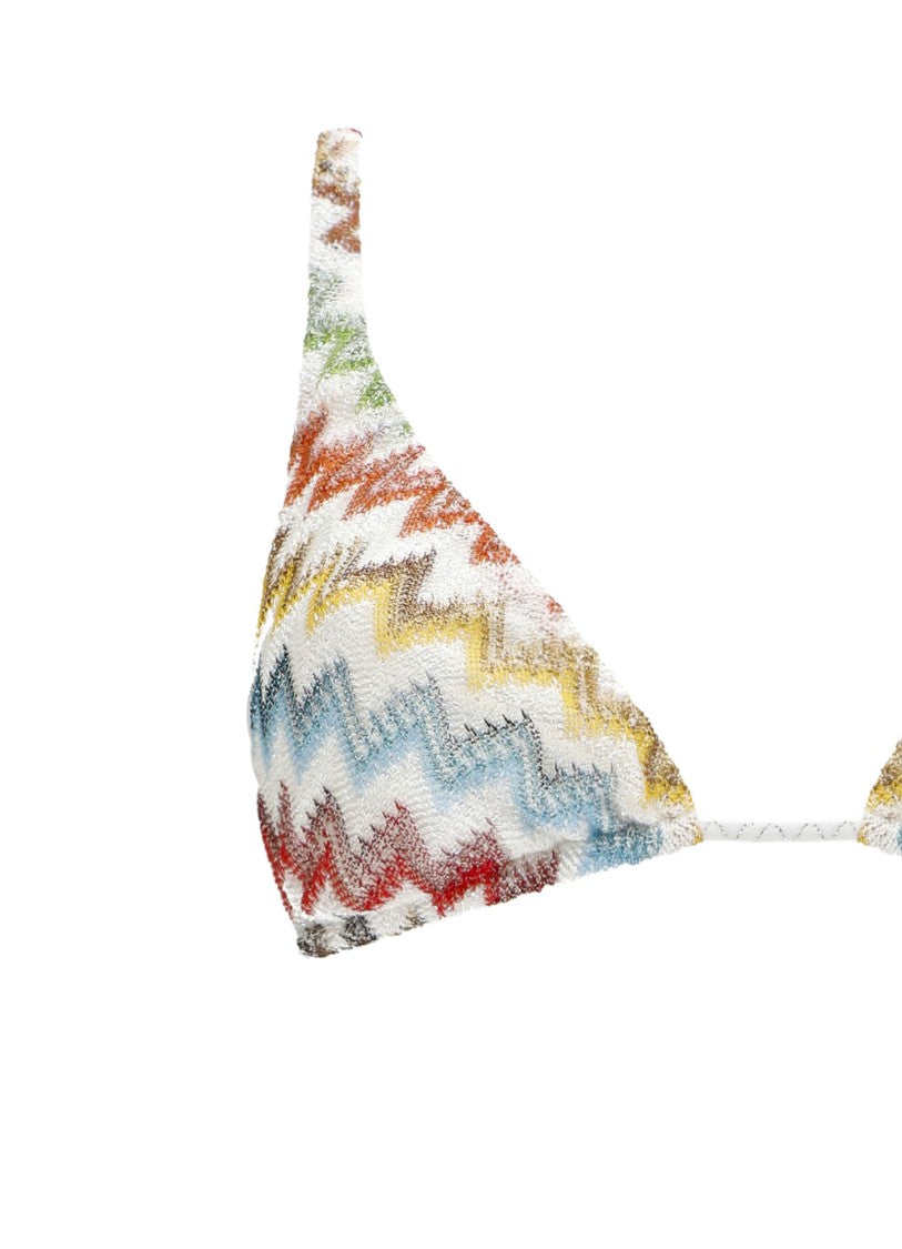 Missoni Multicolored Zigzag Triangle Bikini