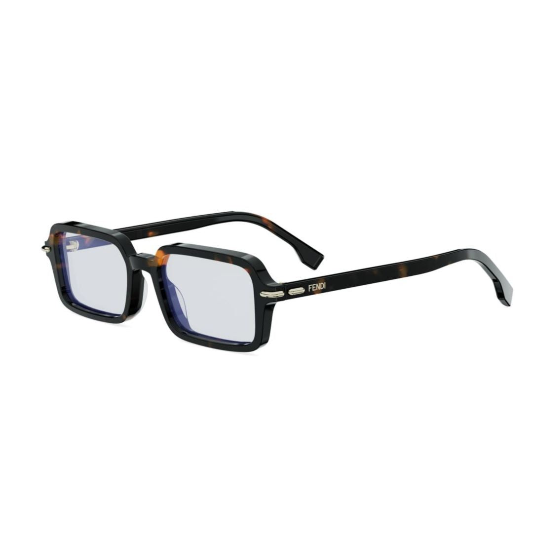 Fendi Fe40174i Bold Rectangular Frame Eyeglasses