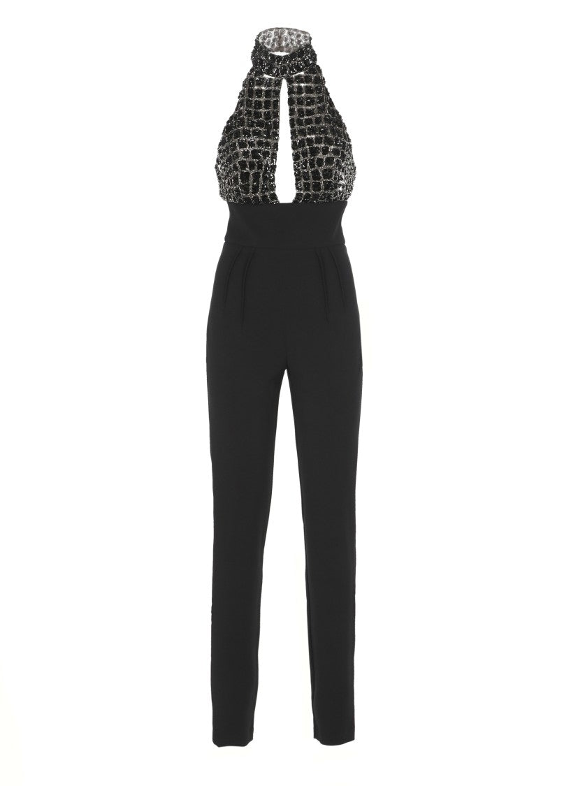 Elisabetta Franchi High Neck Jumpsuit