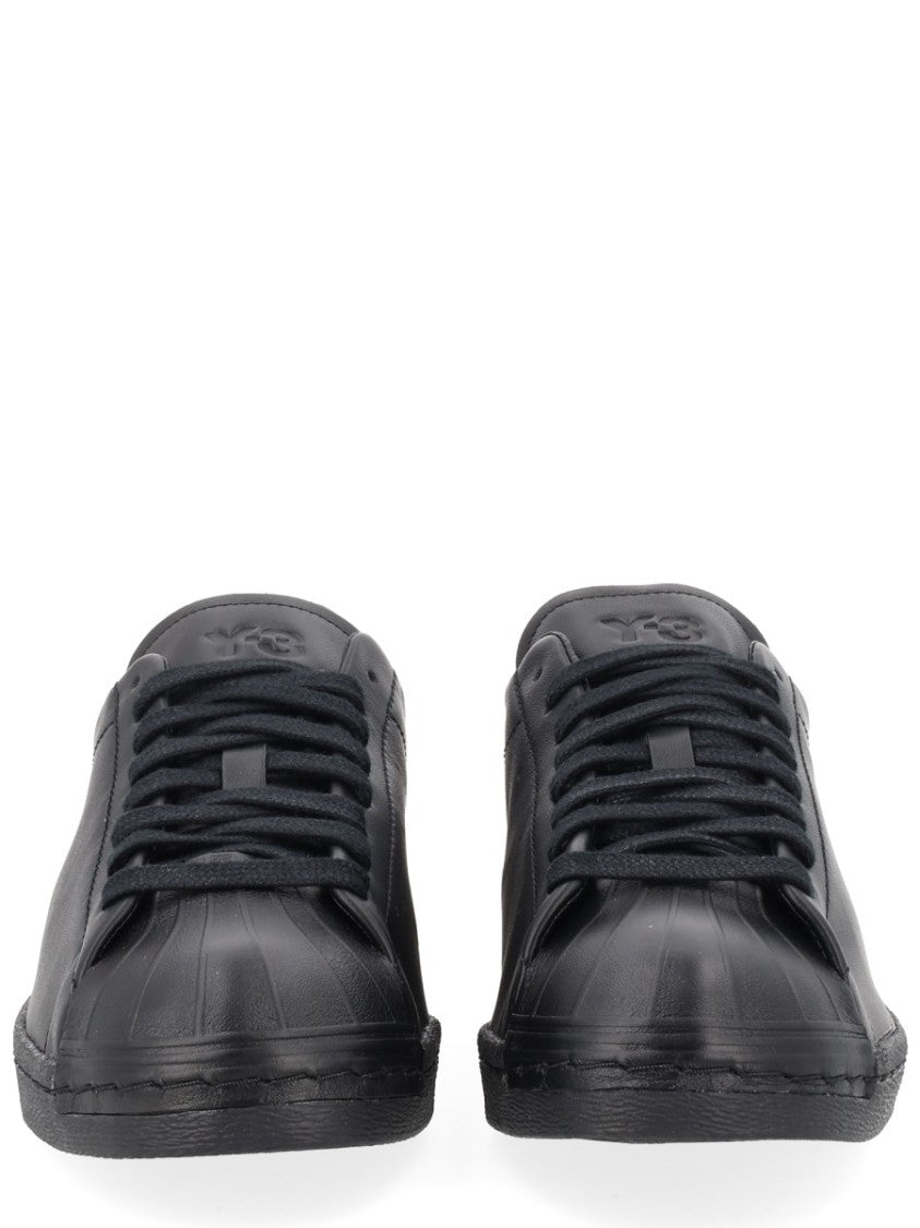 Y-3 Superstar Rounded Shell Toe Leather Sneakers